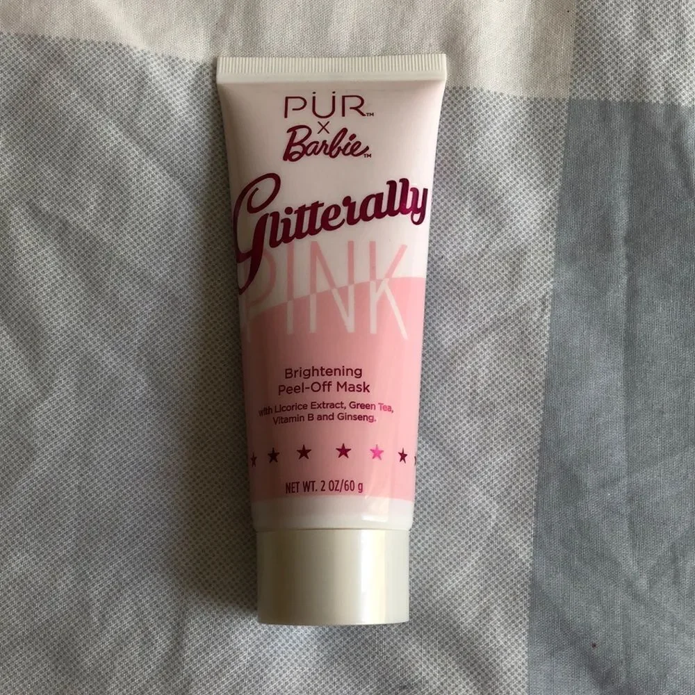 PUR X Barbie Glitterally Pink Peel-off Mask New
